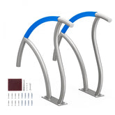 Pool Handrail, 2Pack 30"x30" Φ42 mm Swimming Pool Stair Rail, 304 Stainless Steel Stair Pool Hand Rail Rated 110lbs Load Capacity, Pool Rail with Quick Mount Base Plate, and Complete Mounting Accessory